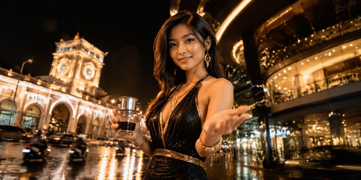 Người chơi tại TP. Hồ Chí Minh thưởng thức cà phê và đặt cược trực tuyến trên điện thoại
